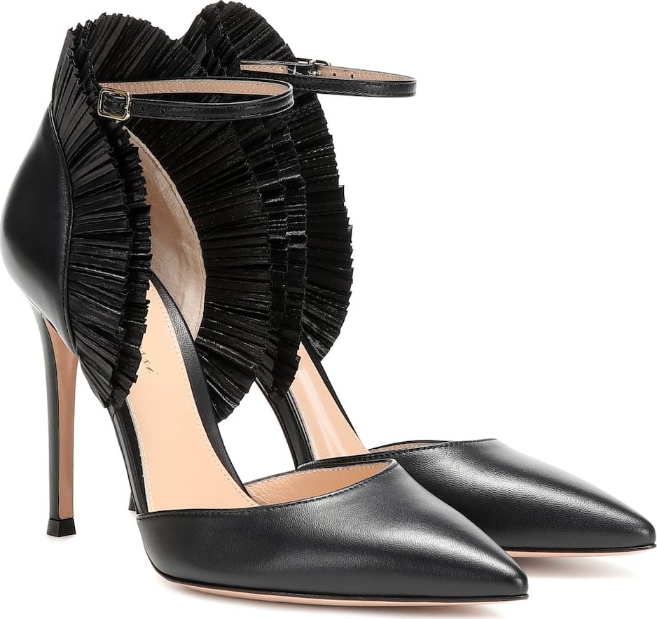 Gianvito Rossi Annabelle leather pumps