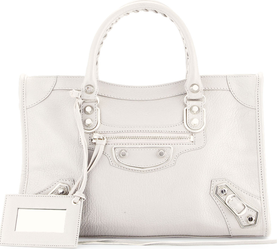 Balenciaga Metallic Edge City Small Tote Bag