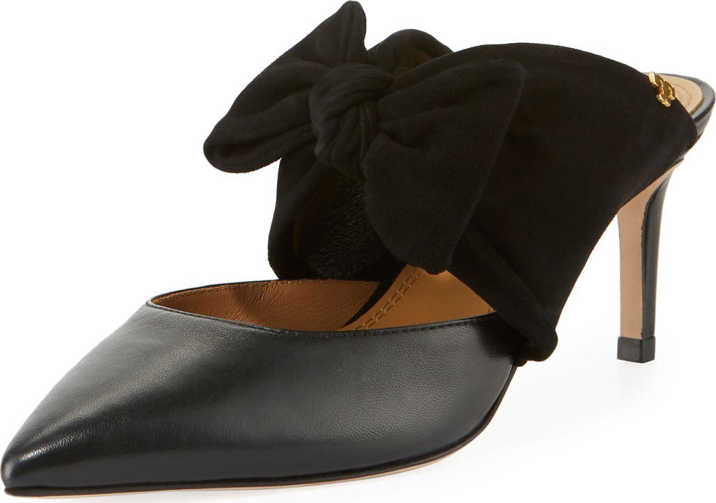 Tory Burch Eleanor 65mm Mules with Bow