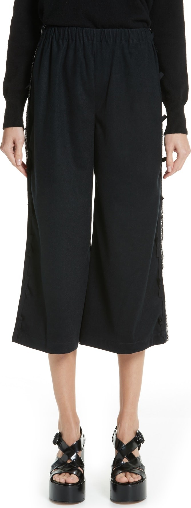 Tricot Comme des Garçons Beaded Ribbon Culottes