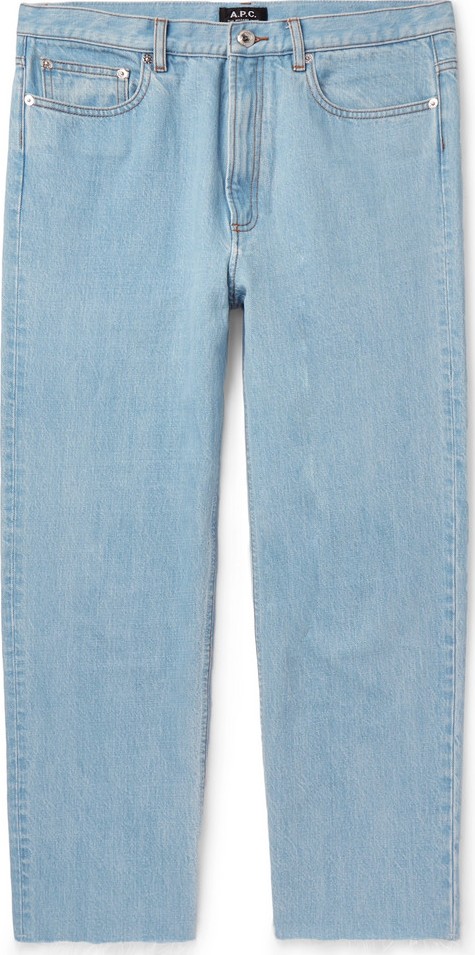 A.P.C. Alan Cropped Distressed Denim Jeans