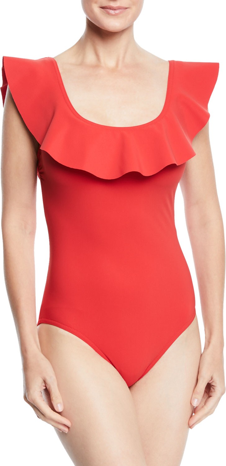 Karla Colletto Ava Underwire Solid Maillot One-Piece Swimsuit