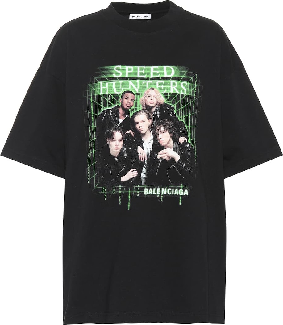 Balenciaga Speedhunters printed cotton T-shirt