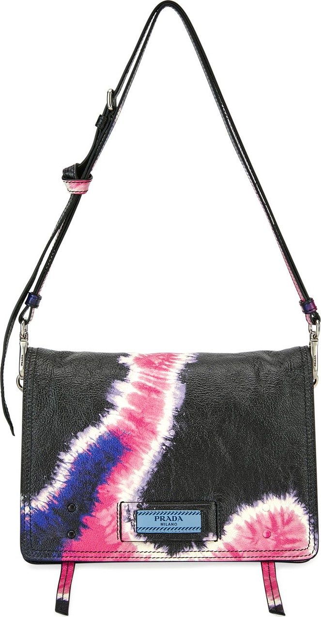 Prada Tue Dye Etiquette Shoulder Bag