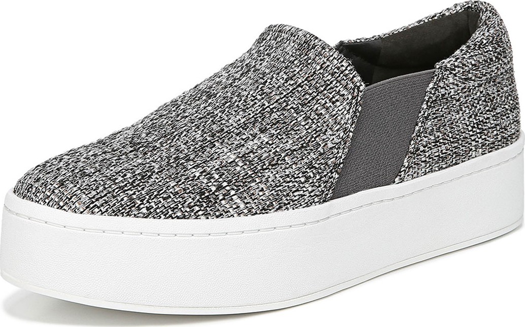 Vince Warren Linen Platform Skate Sneakers