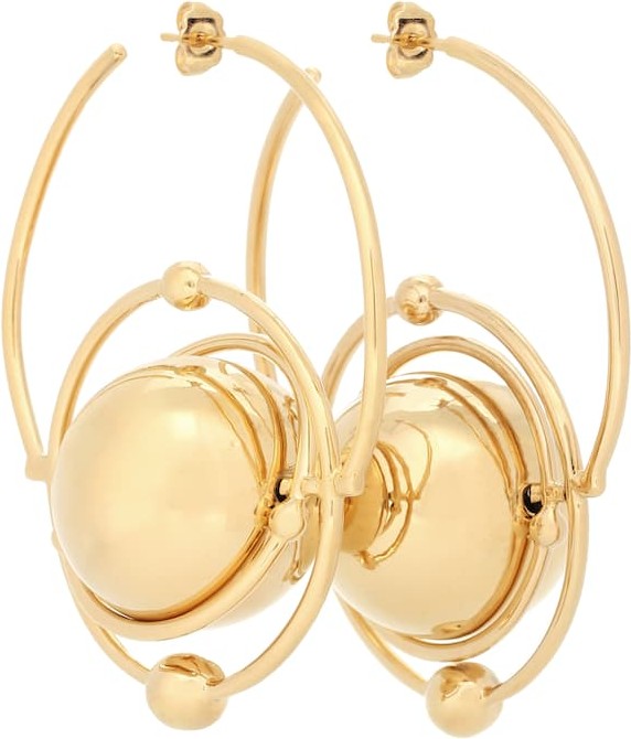 Paco Rabanne Saturn creole earrings