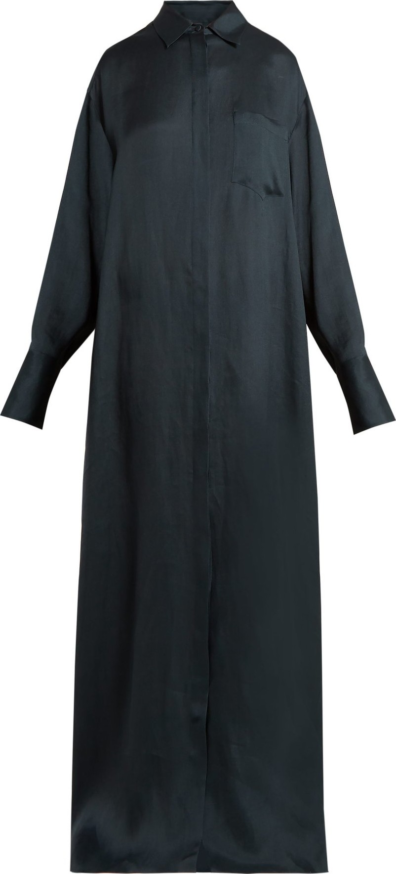 THE ROW Siena crepe shirtdress