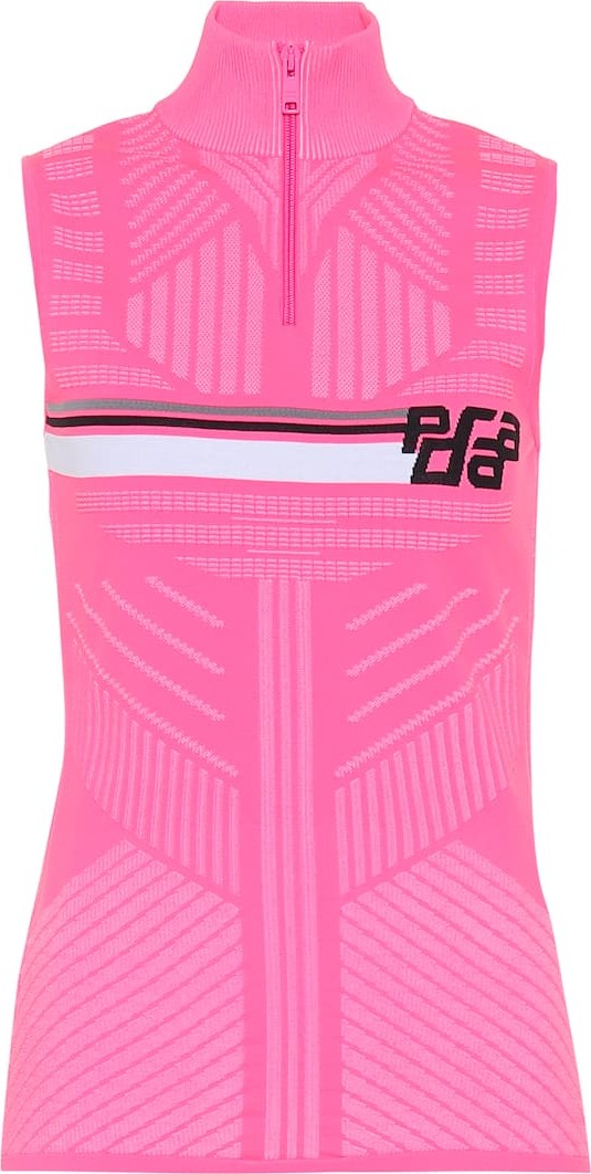 Prada Logo intarsia top