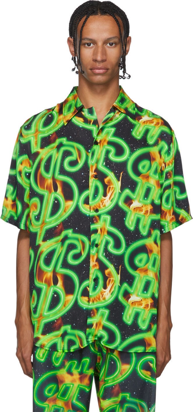 SSS World Corp Black Fire Shirt