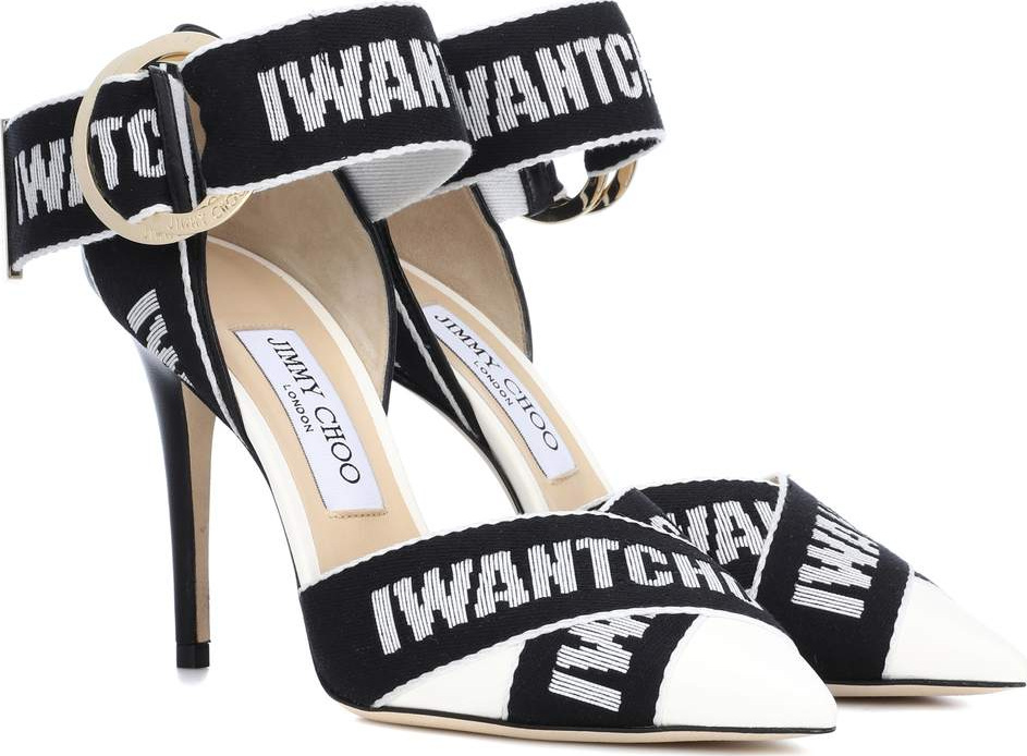 Jimmy Choo Bea 100 leather pumps