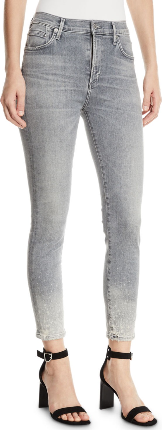 Citizens Of Humanity Rocket Crop High-Rise Skinny Jeans