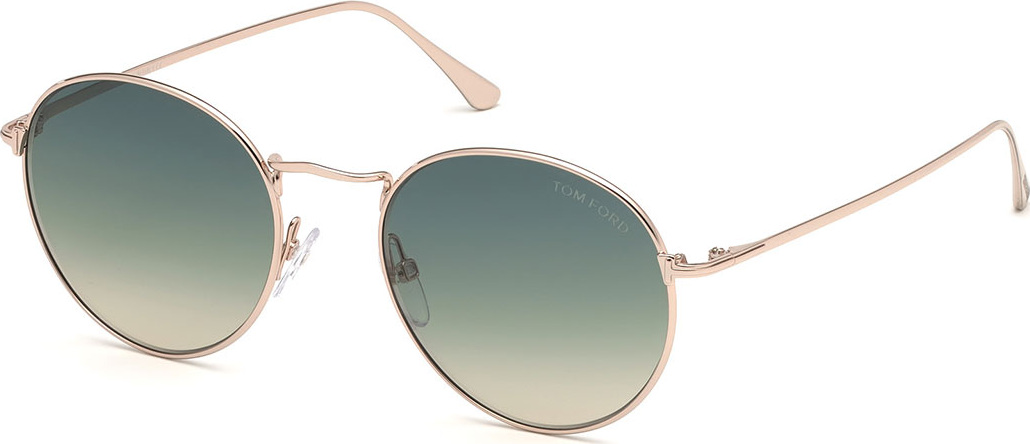 TOM FORD Ryan Round Metal Sunglasses