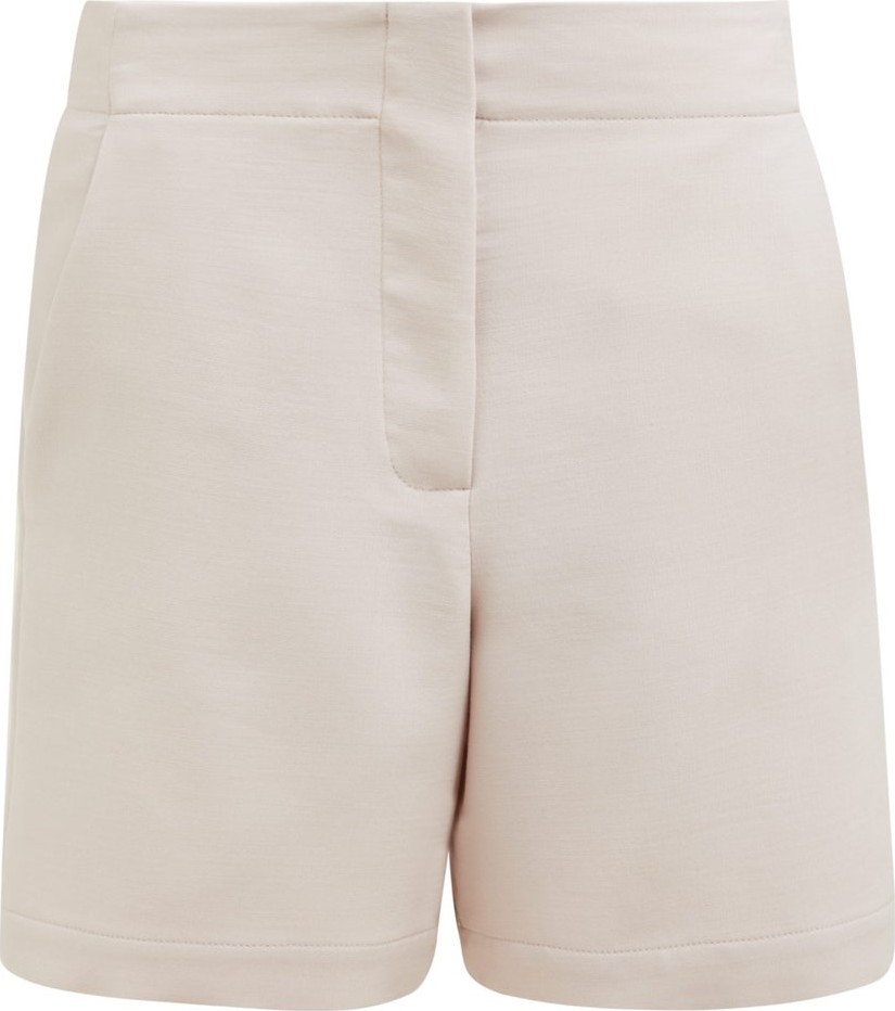 Raey Elasticated-back wool-blend shorts