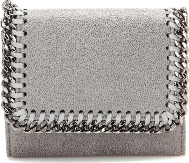 Stella McCartney Small Falabella Shaggy Deer Flap wallet