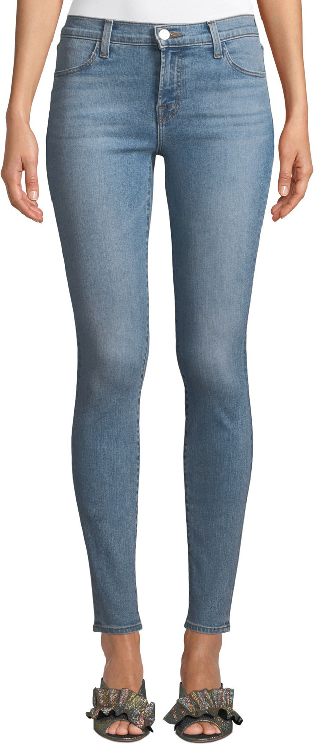 J BRAND 620 Mid-Rise Super Skinny Jeans