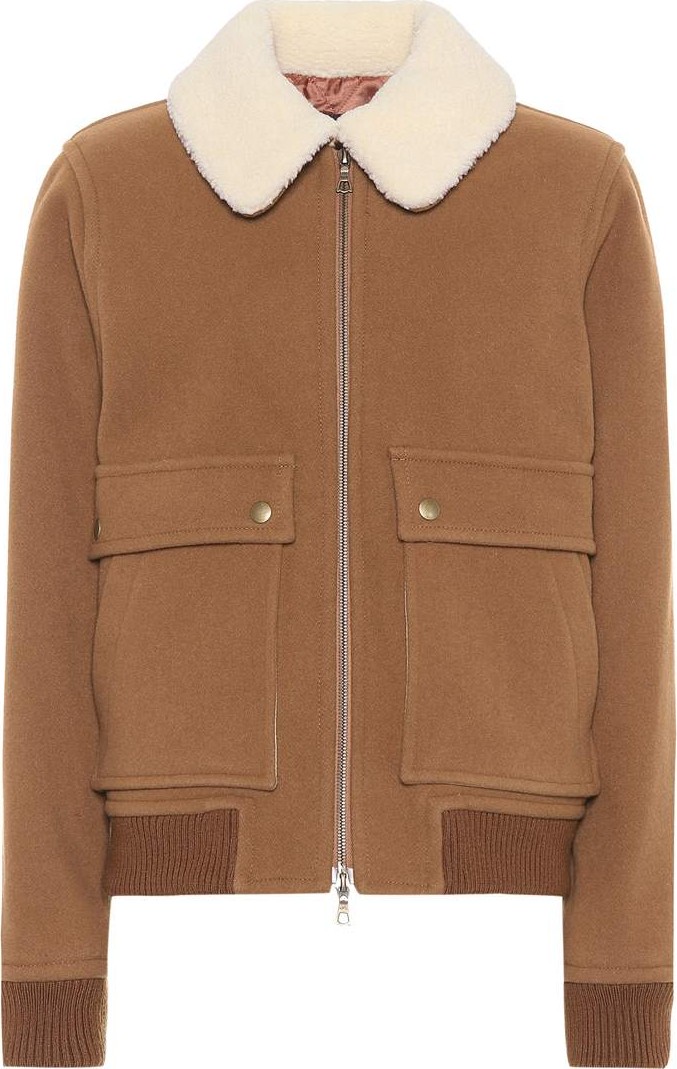 A.P.C. Snowbird wool-blend jacket