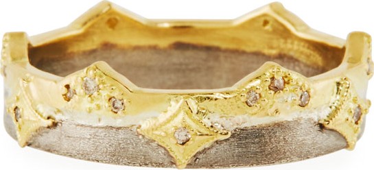 Armenta Old World Crivelli Wide Band Ring