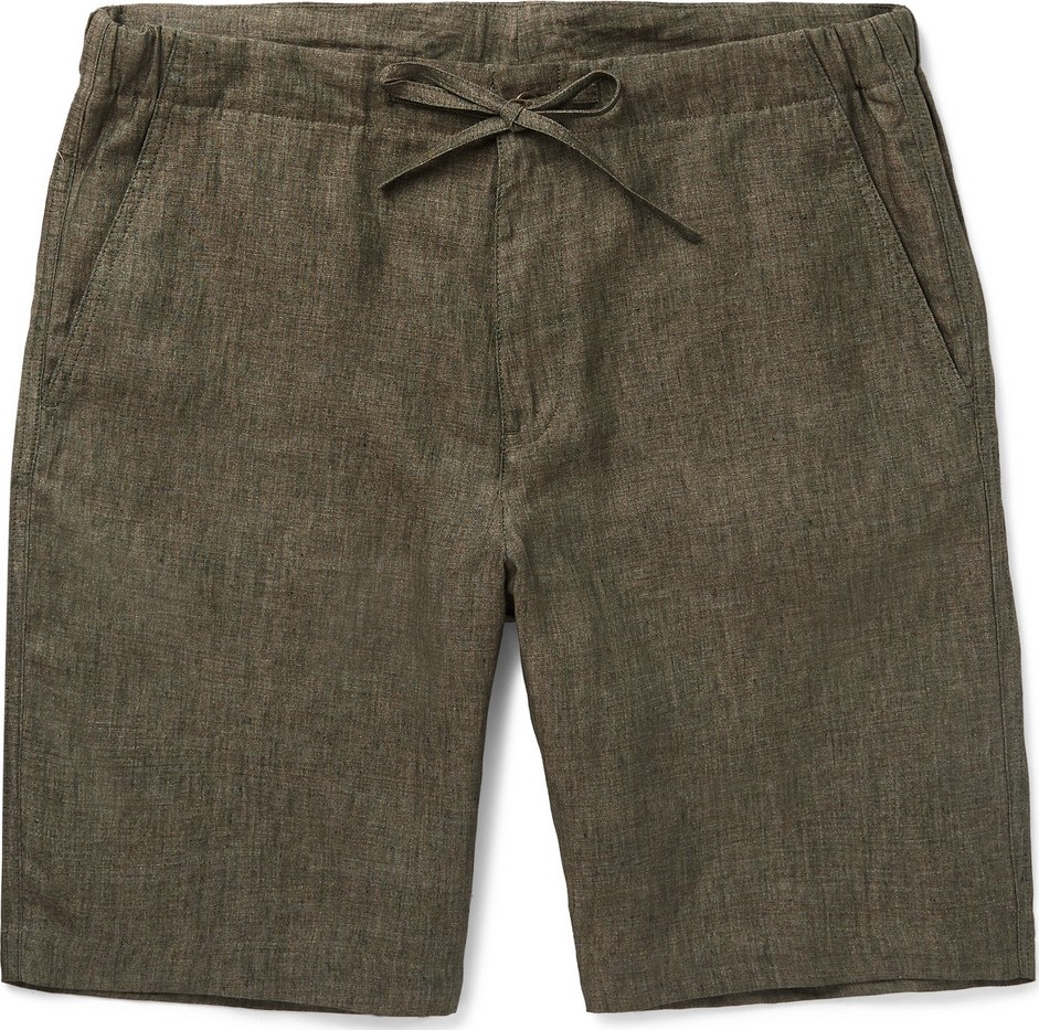 Loro Piana Slim-Fit Linen Drawstring Shorts