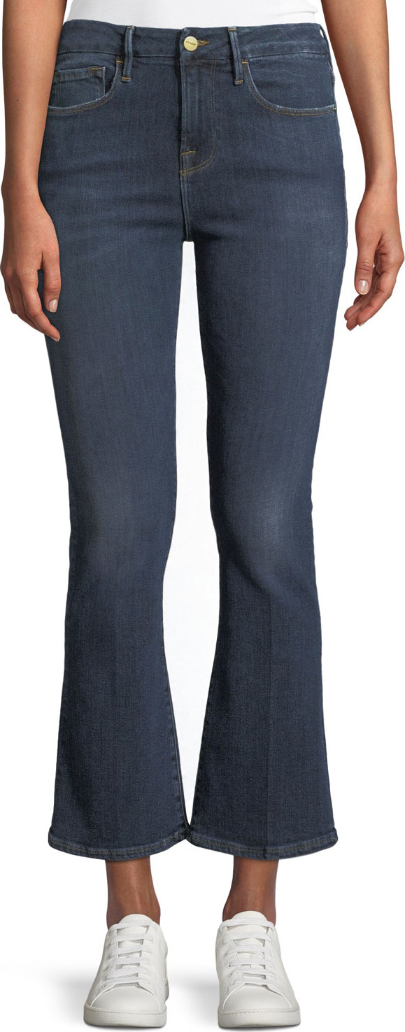 FRAME DENIM Le Crop Mini Boot-Cut Jeans, Spring Street