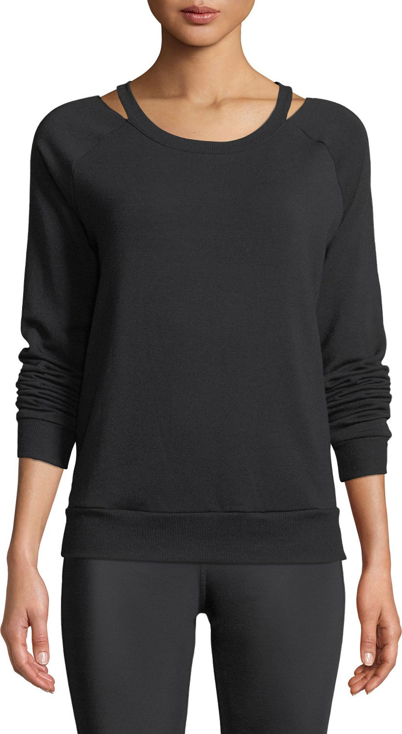 Beyond Yoga Sedona Cutout Crewneck Pullover Sweatshirt