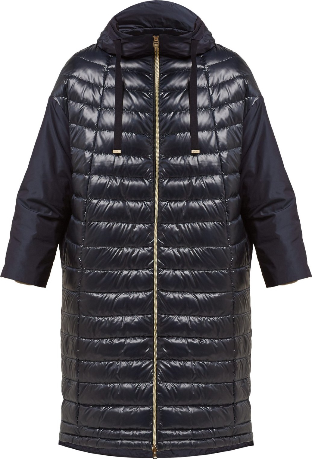 Herno Packaway hood glossed padded down coat