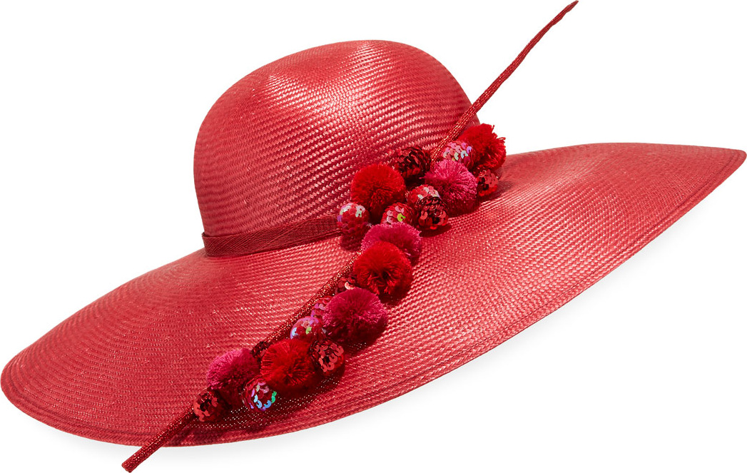 Marzi Large-Brim Ball Hat