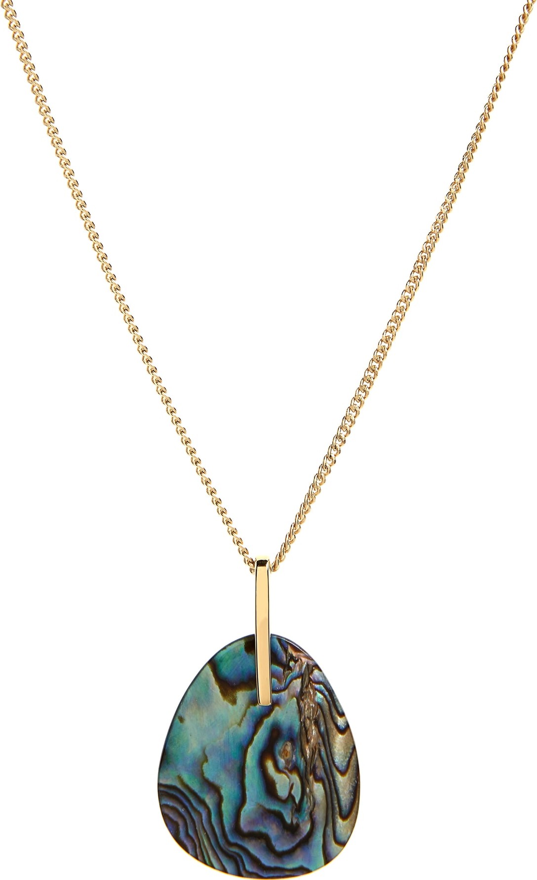 Isabel Marant Shell Pendant Long Necklace