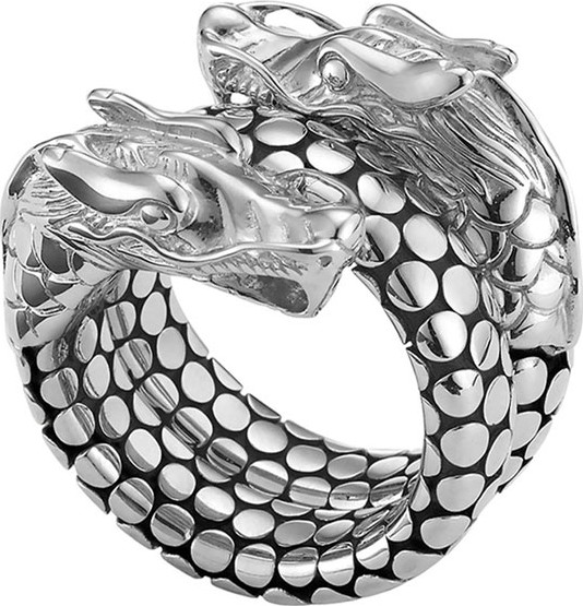 John Hardy Naga Head Coil Ring