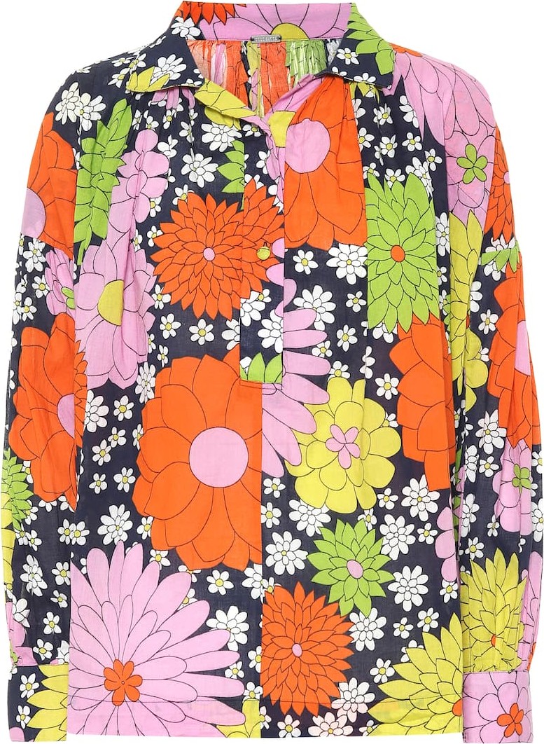 DODO BAR OR Floral cotton shirt