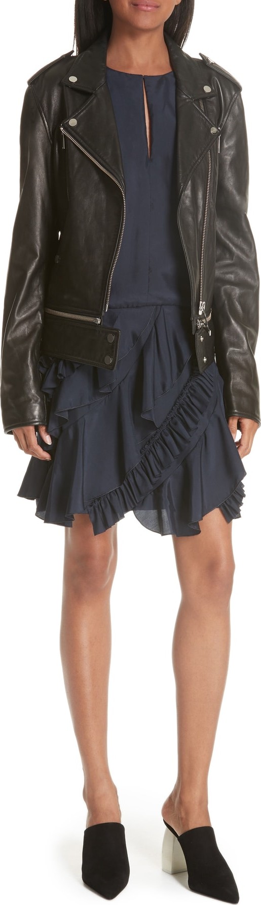 GREY Jason Wu Lambskin Leather Jacket