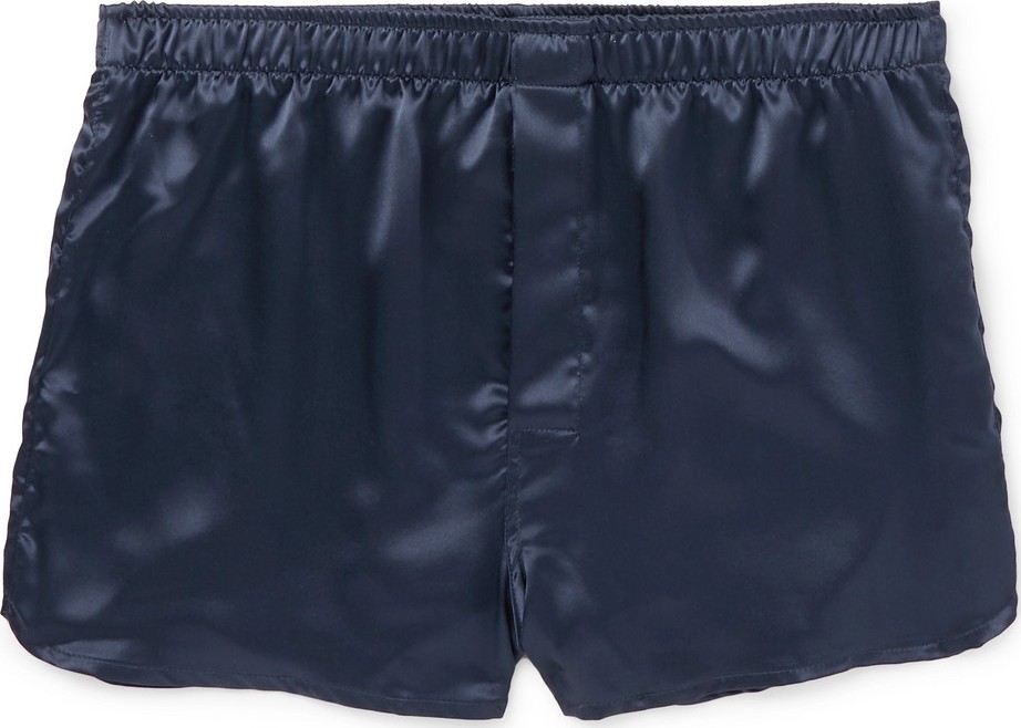 Derek Rose Nelson Silk-Satin Boxer Shorts