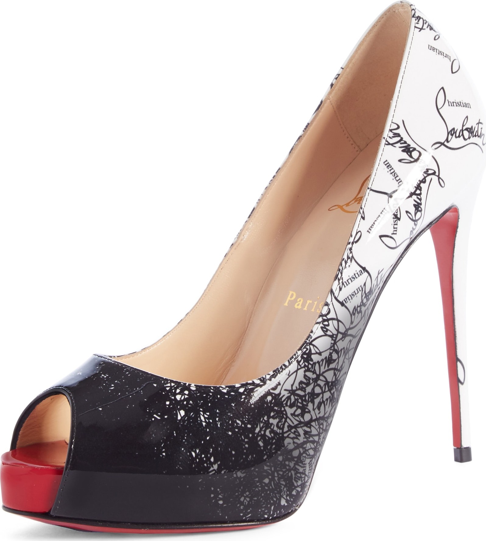 Christian Louboutin New Very Prive Peep Toe Pump