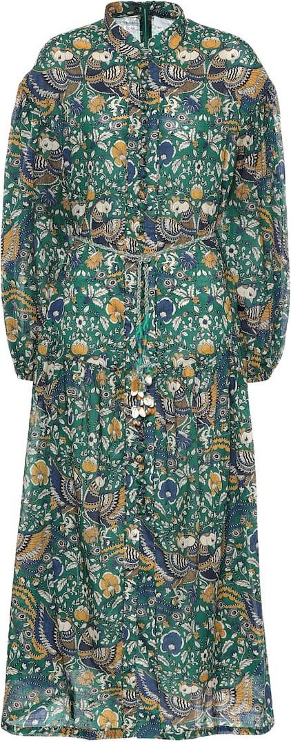 Zimmermann Edie floral cotton midi dress