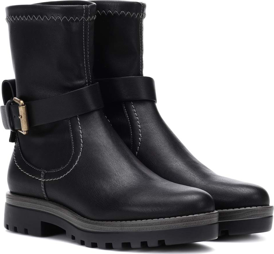 See By Chloé Dakota leather ankle boots