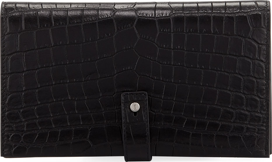 Saint Laurent Sac De Jour Supple Thin Flap Wallet