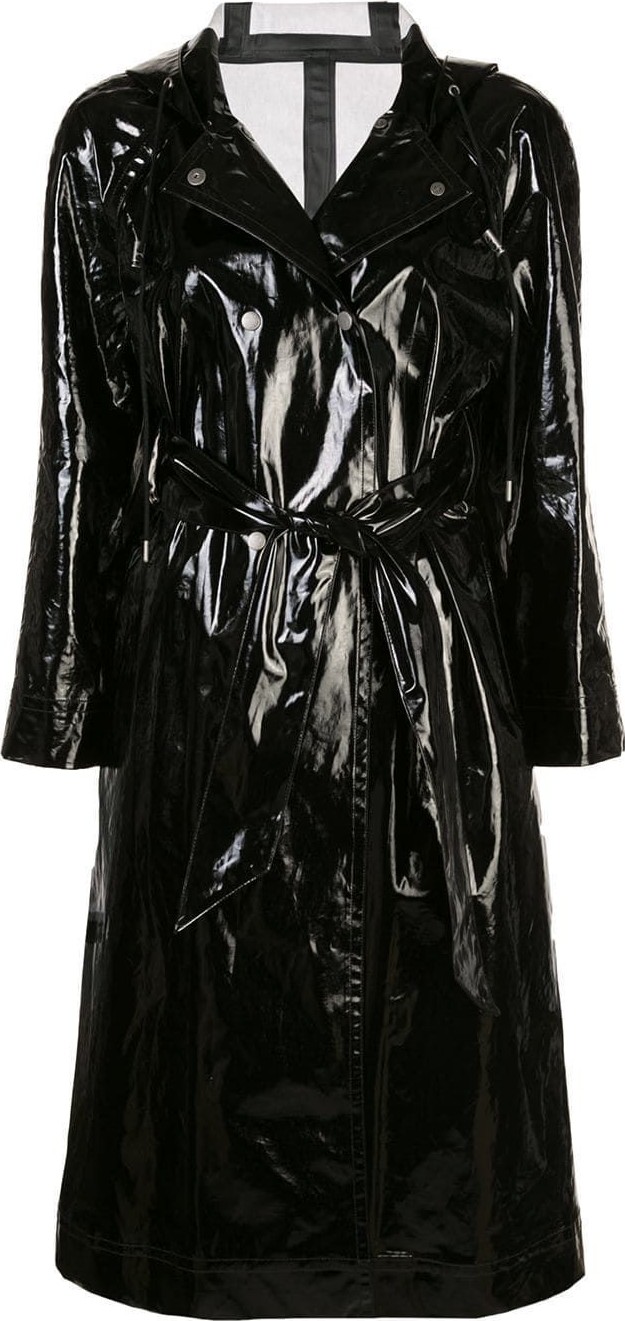 Alexachung wet-look trench coat