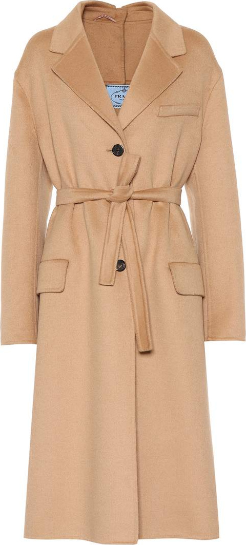 Prada Wool and angora-blend coat