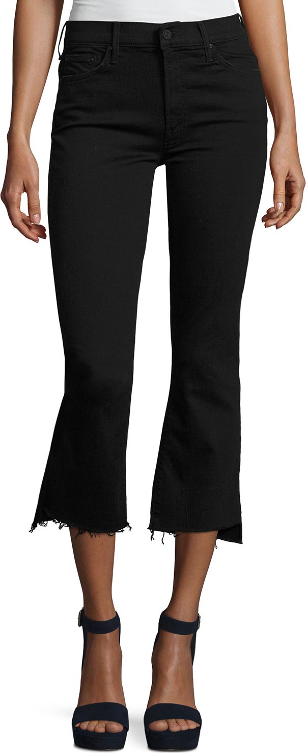 MOTHER Insider Crop Step Fray Jeans  Not Guilty