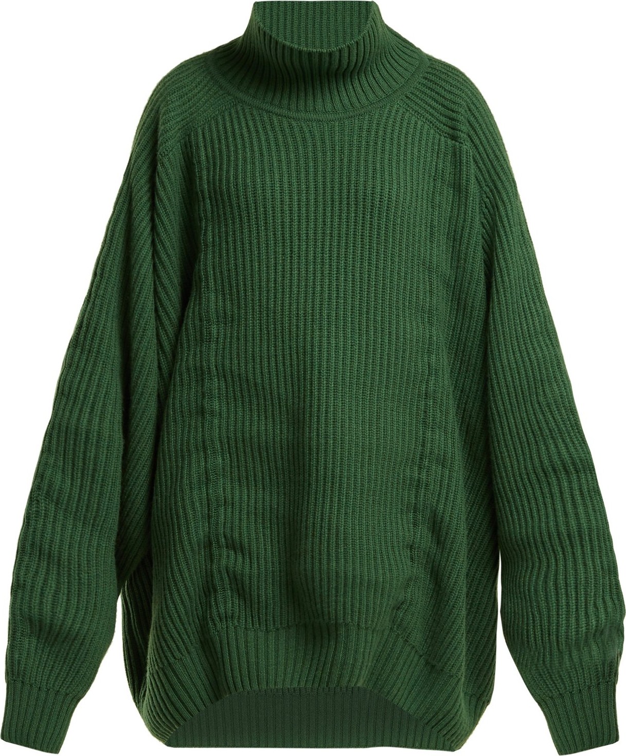 Hillier Bartley Gathered high-neck cashmere sweater