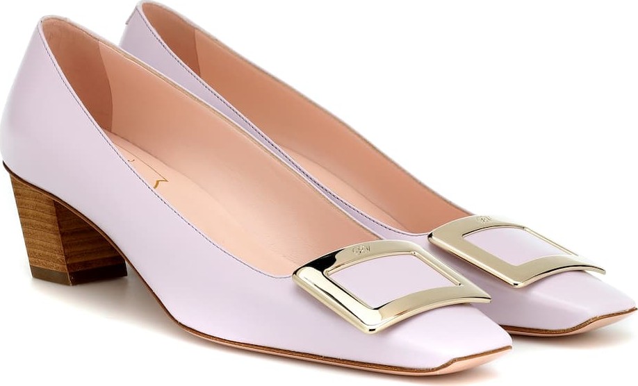 Roger Vivier Belle Vivier leather pumps