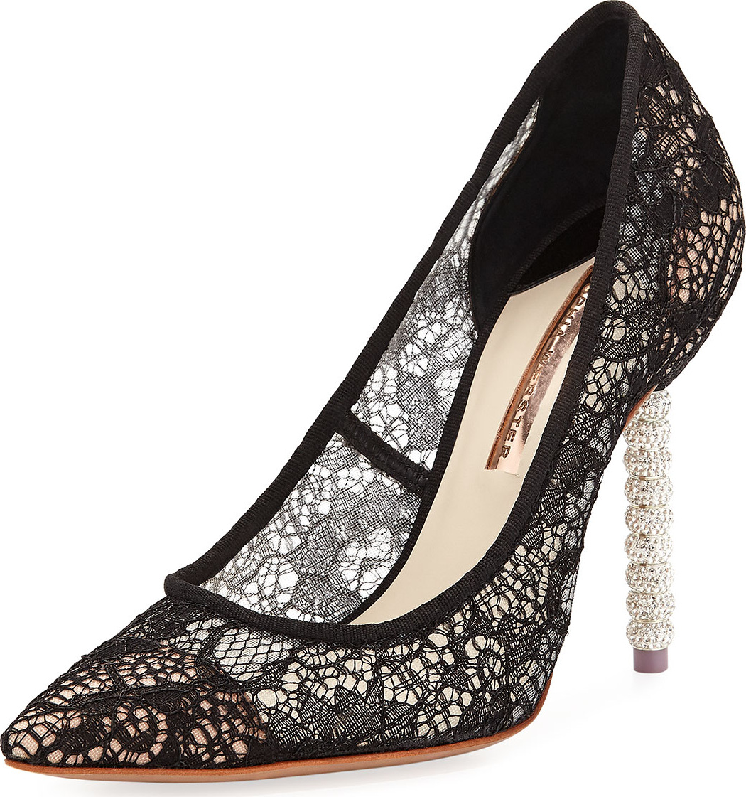 Sophia Webster Coco Crystal Lace Pump
