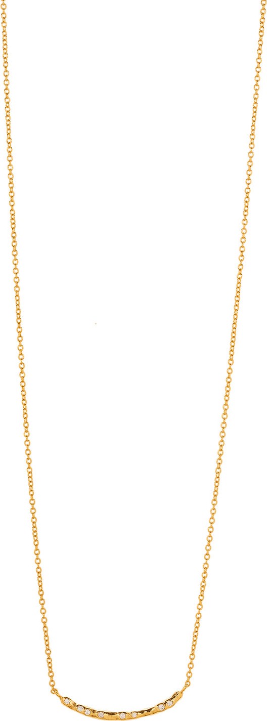 Gorjana Collette Curved Bar Necklace