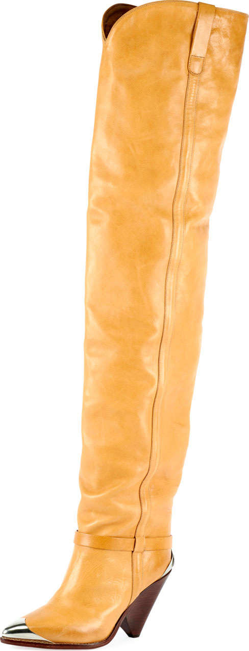 Isabel Marant Lafsten Over-The-Knee Western Boot