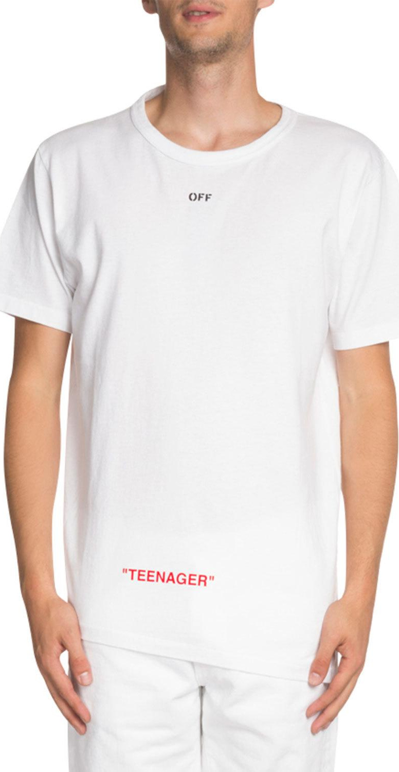 Off White Youth Splice Short-Sleeve T-Shirt