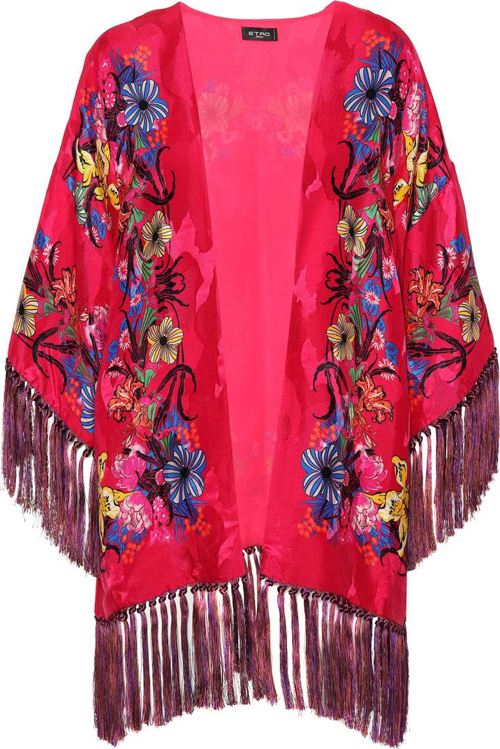 Etro Floral jacquard kimono jacket