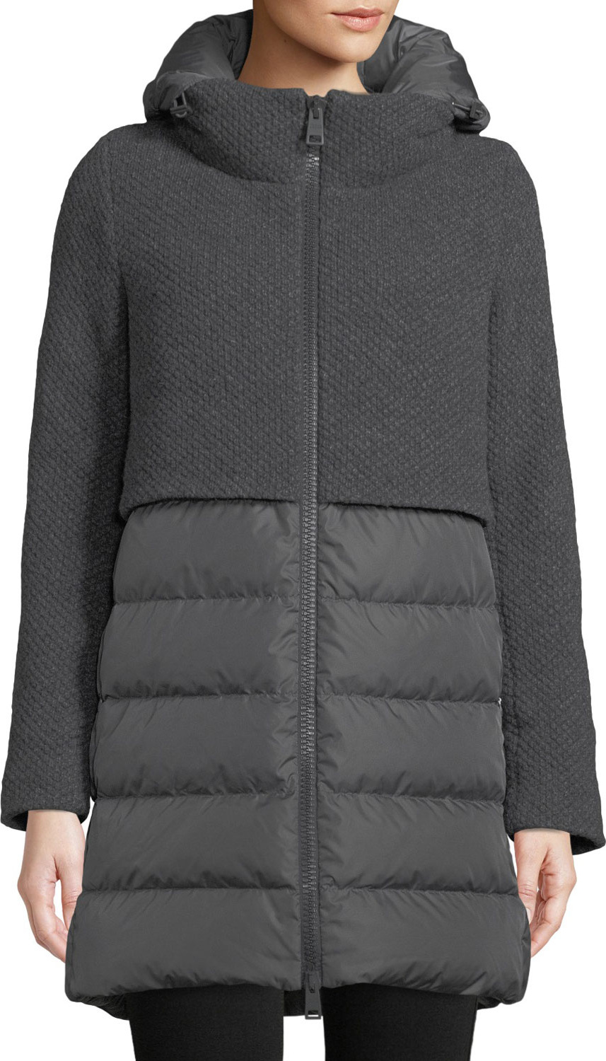 Herno Down-Fill Combo Coat w/ Hood