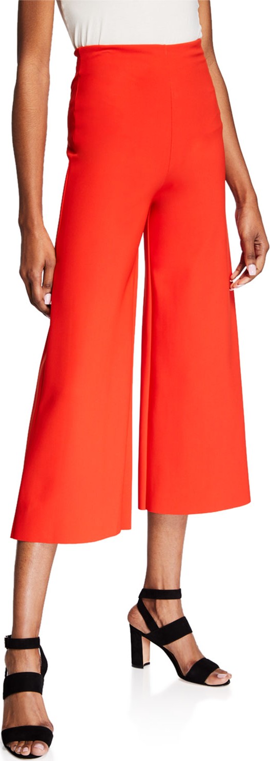 La Petite Robe di Chiara Boni Skylette Cropped Wide-Leg Pants
