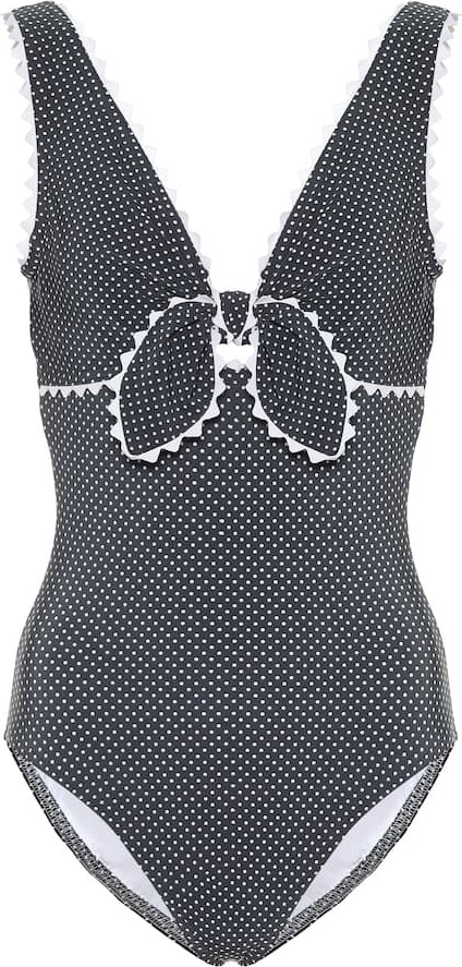 Karla Colletto Coco polka-dot swimsuit