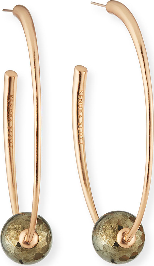 Kendra Scott Agni Beaded Hoop Earrings