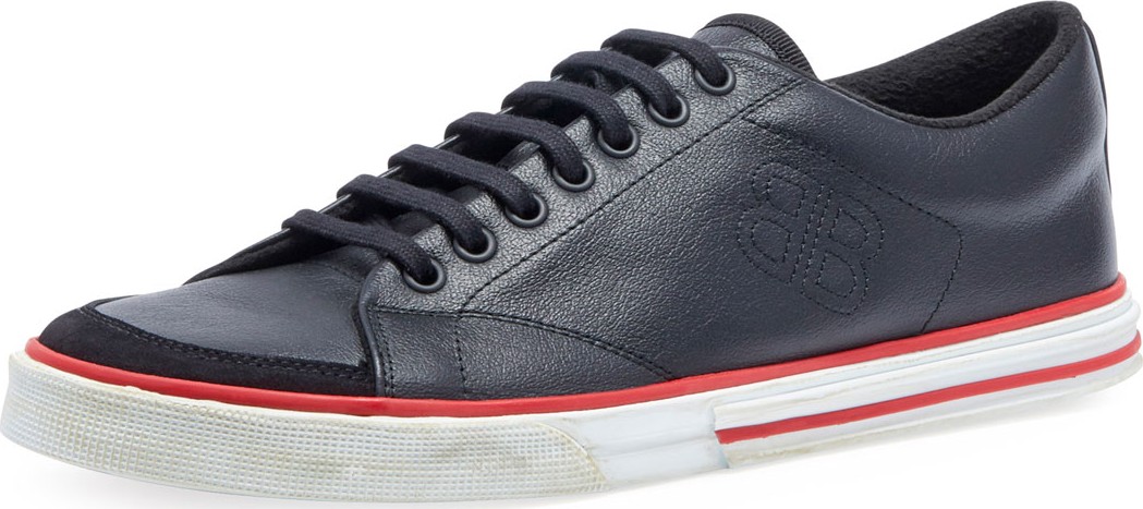 Balenciaga Men's Match Low-Top Sneakers